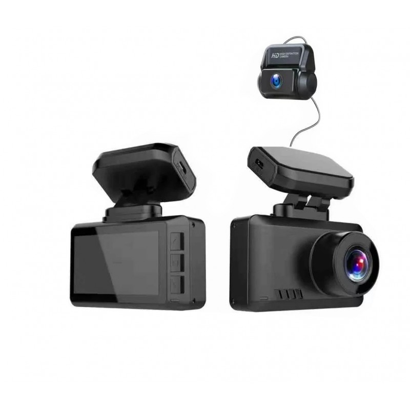 Telecamera DashCam per Auto Full HD DVR Car Video Display 3 170°  Grandangolo