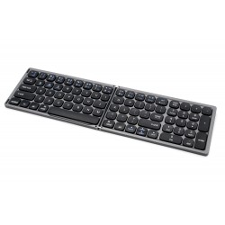 Elegante tastiera wireless pieghevole con Bluetooth, typer grigio scuroCLAW  BS110
